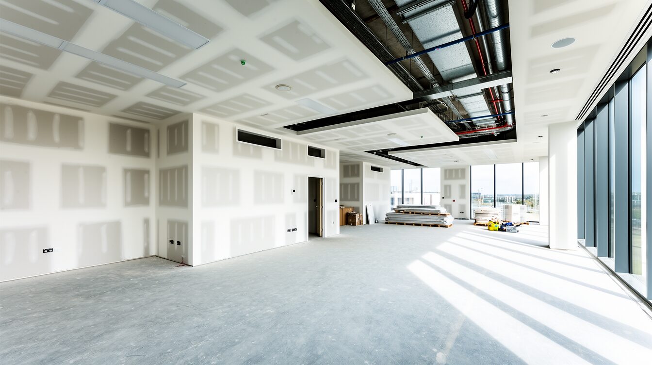 Commercial building interior fit-out